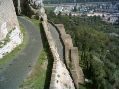 Bild  Romwallfahrt - Straße nach Orvieto