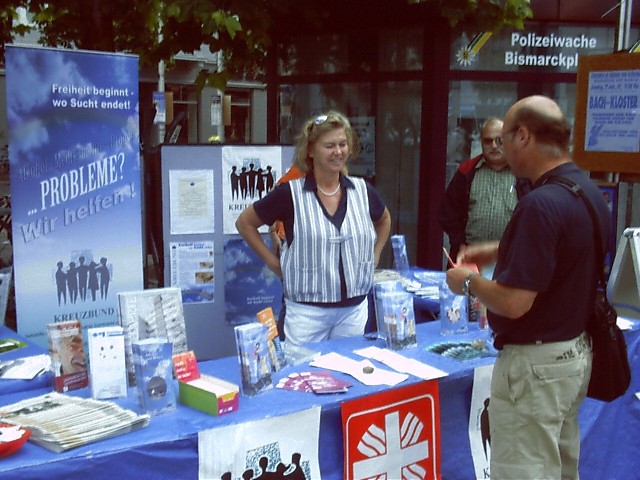 Bild 15 Suchtwoche - Infostand in Heidelberg