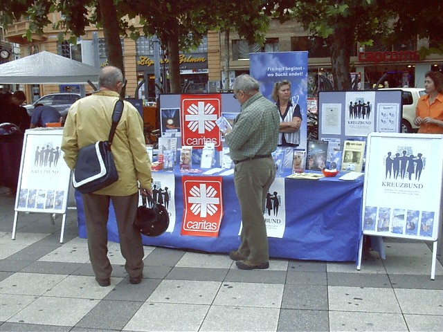 Bild 16 Suchtwoche - Infostand in Heidelberg